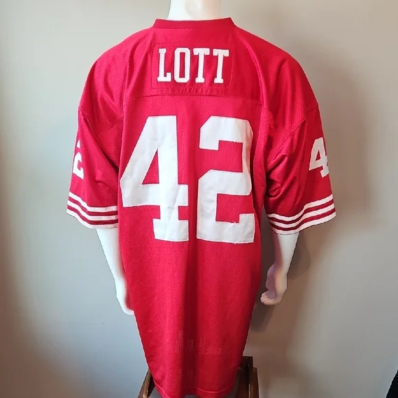 ​Mitchell & Ness Ronnie Lott San Francisco 49ers 1989 Throwback Jersey - Size 54